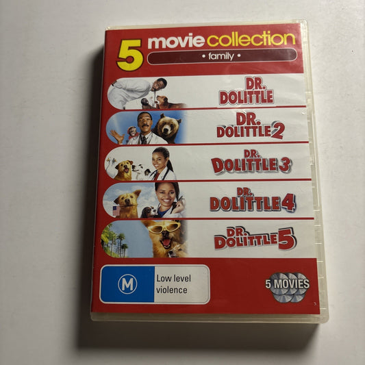 Dr Dolittle 1 2 3 4 5 Collection (DVD, 2010) Region 4