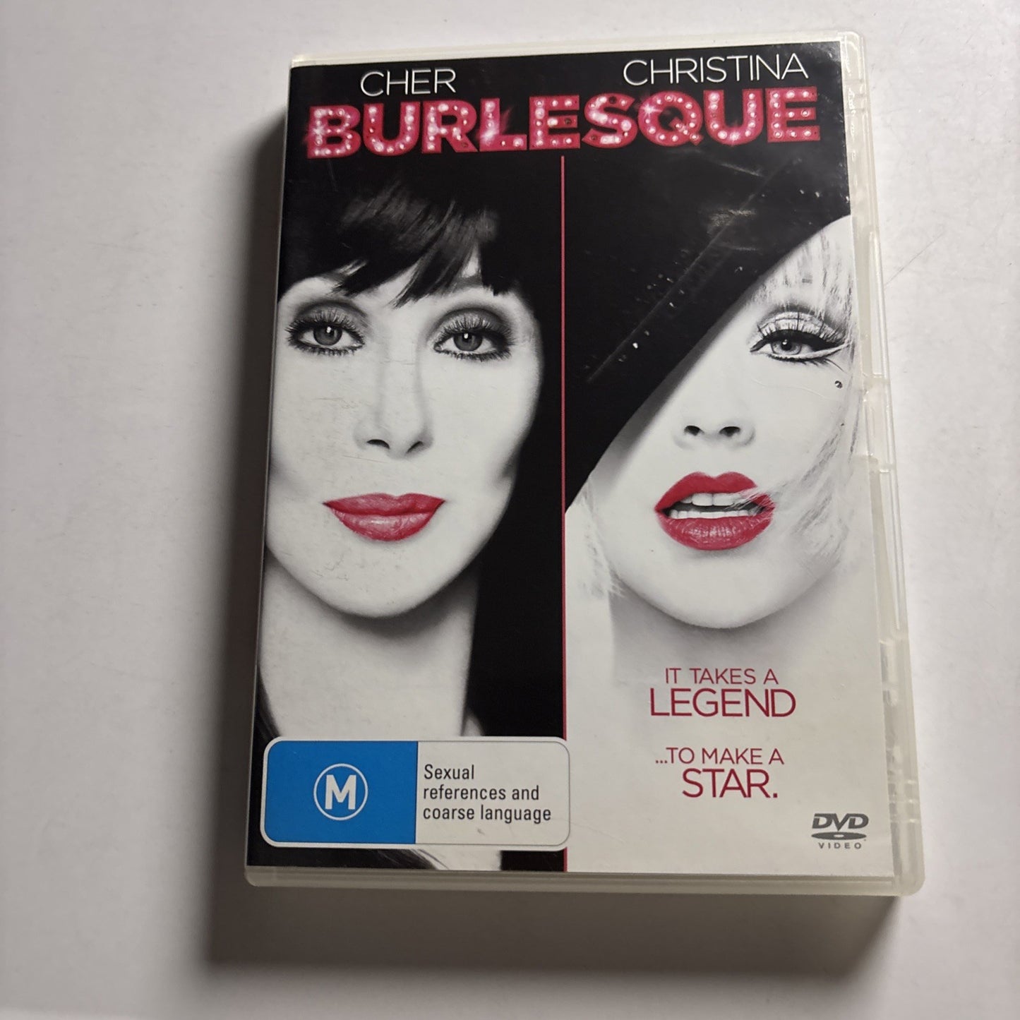 Burlesque (DVD, 2010) Cher, Christina Aguilera Region 4