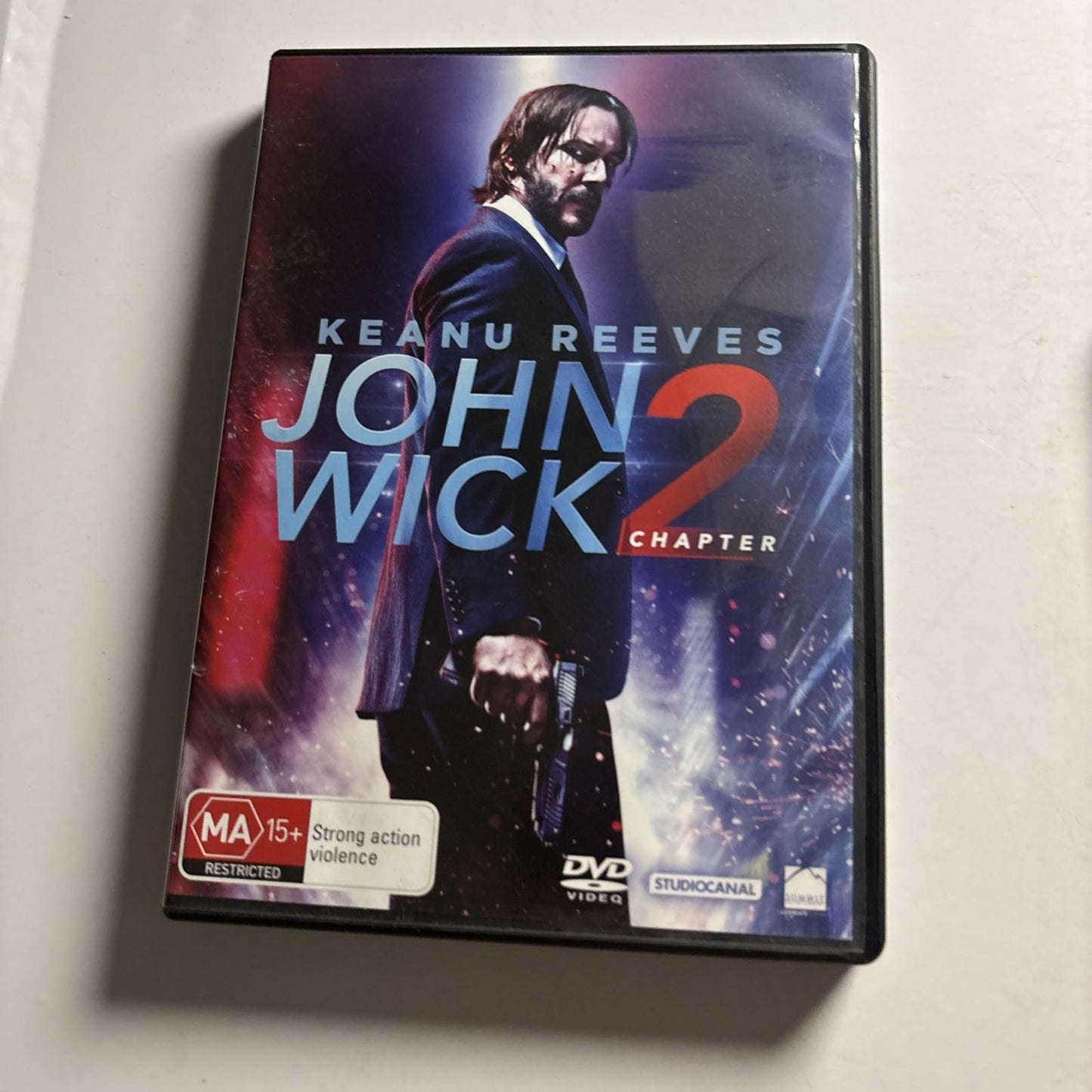 John Wick - Chapter 1 & 2 (DVD, 2017) Keanu Reeves Region 4