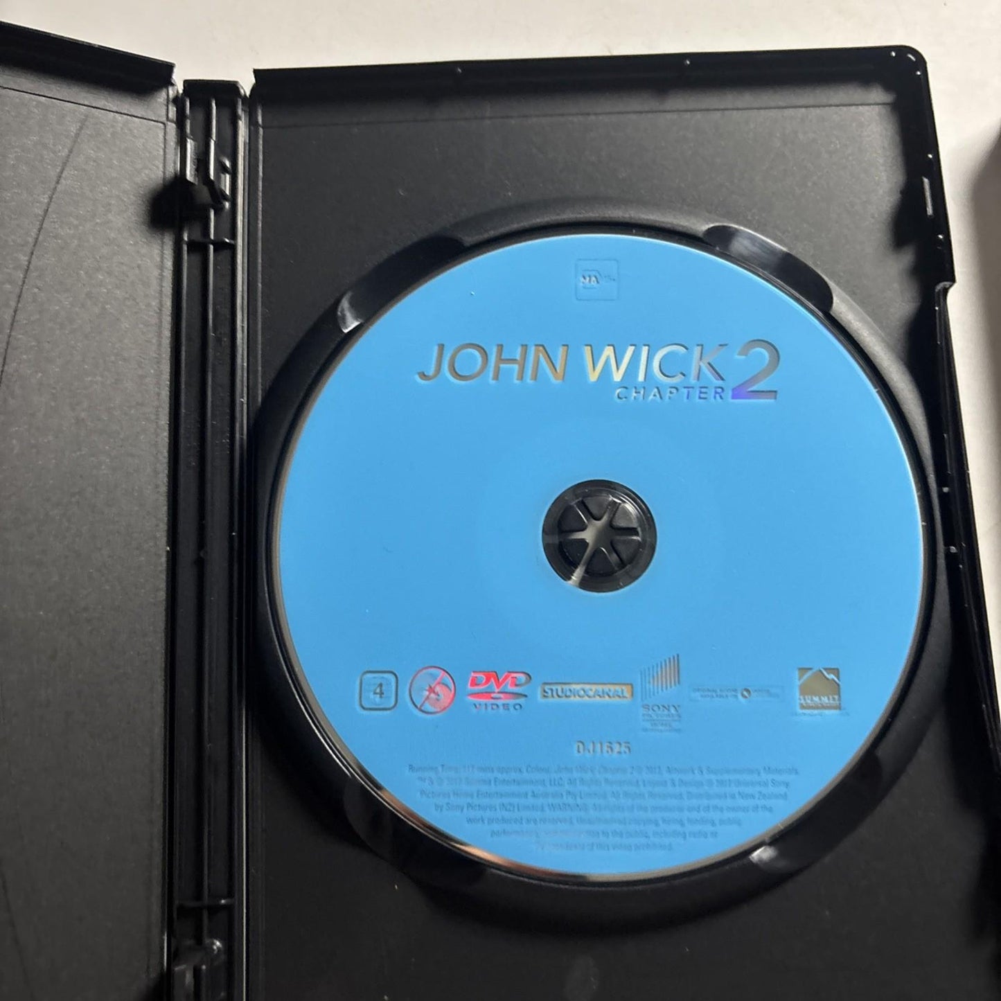 John Wick - Chapter 1 & 2 (DVD, 2017) Keanu Reeves Region 4