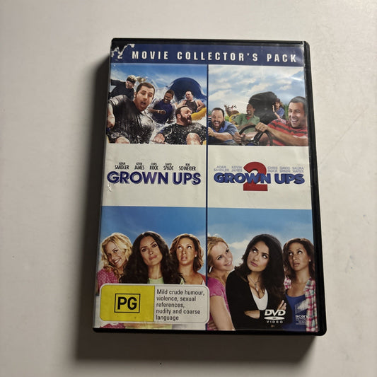 Grown Ups / Grown Ups 2 (DVD, 2018) Adam Sandler Region 4