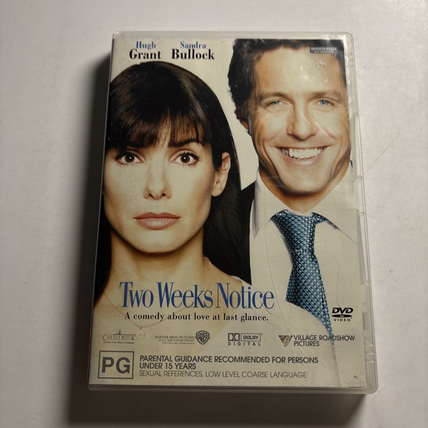 Two Weeks Notice (DVD, 2002) Hugh Grant, Sandra Bullock Region 4