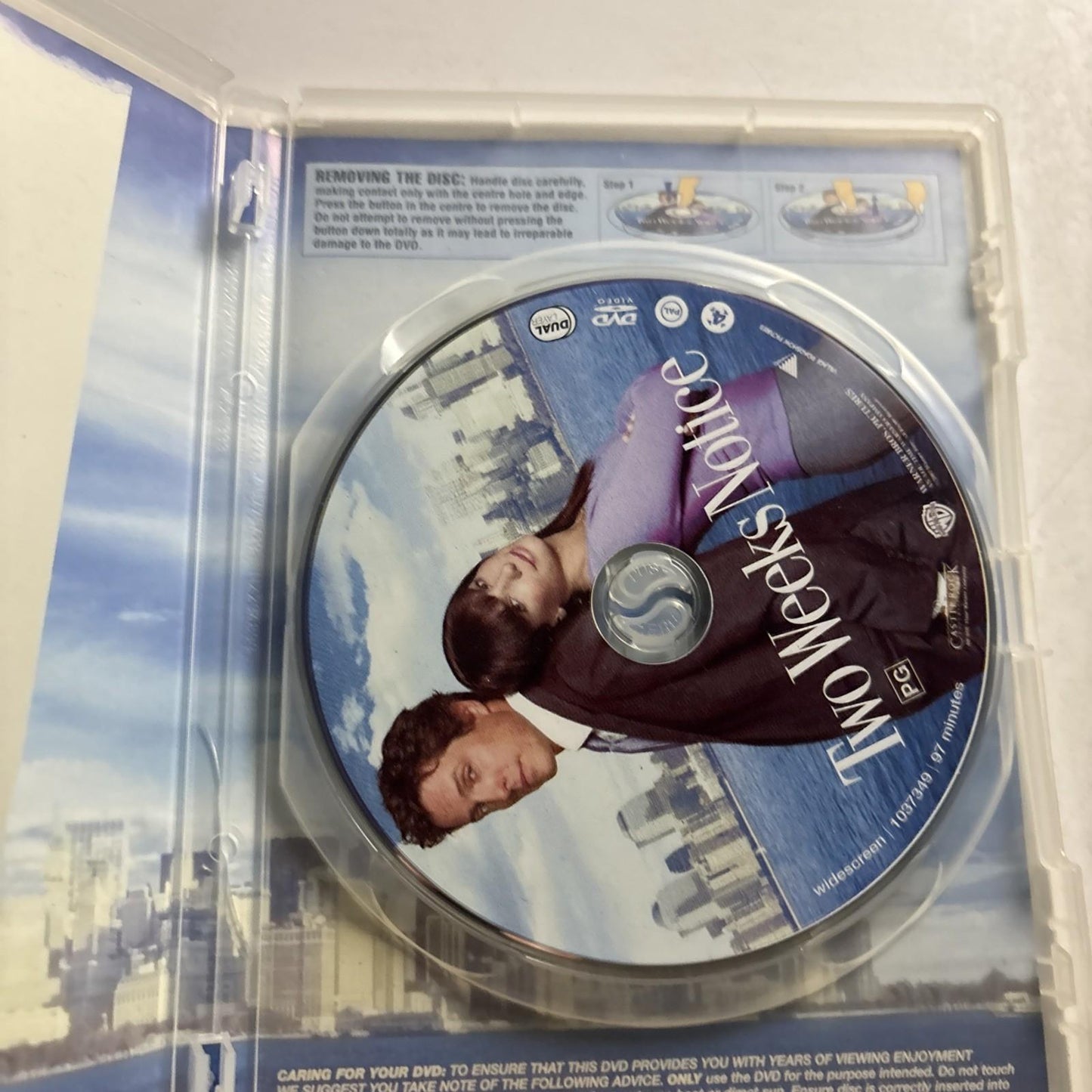 Two Weeks Notice (DVD, 2002) Hugh Grant, Sandra Bullock Region 4