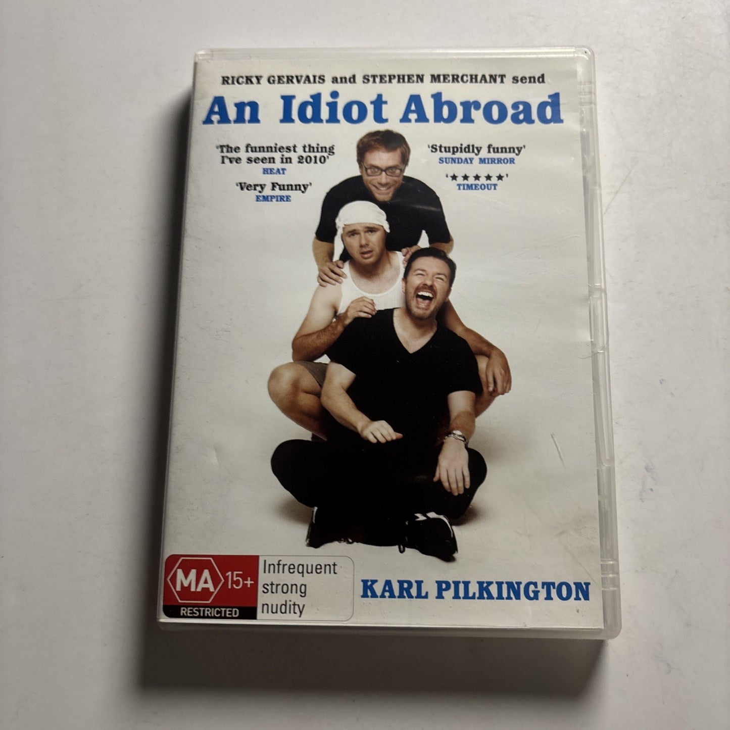 An Idiot Abroad - Series 1 DVD Region 4 Karl Pilkington