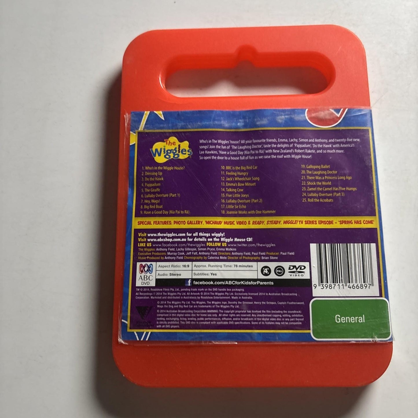 The Wiggles - Wiggle House (DVD, 2014) Region 4