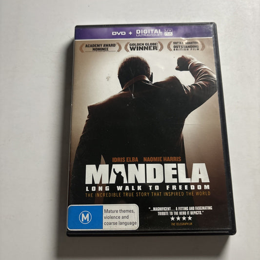 Mandela - Long Walk to Freedom (DVD, 2014) Region 4