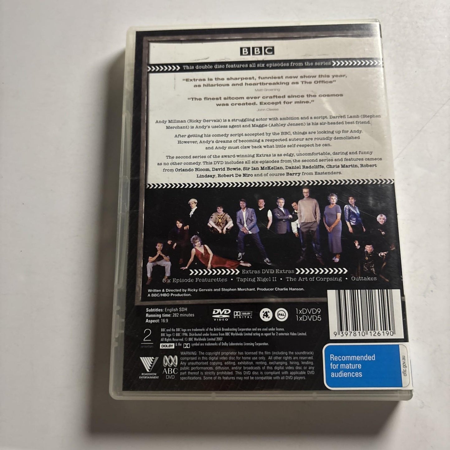 Extras : Season 2 (DVD, 2006) Ricky Gervais Region 4