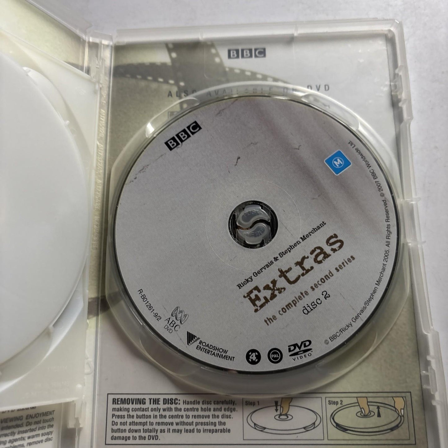 Extras : Season 2 (DVD, 2006) Ricky Gervais Region 4