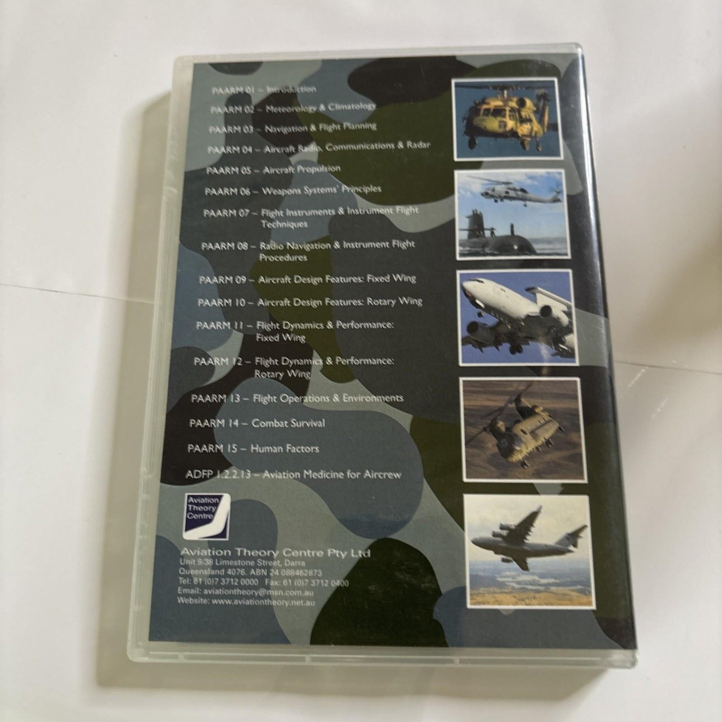 Australian Defence Force: PAARM Professional ADF Aviators Reference Manual DVD