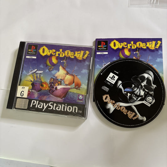 Overboard! Sony Playstation 1 PS1 PAL Manual
