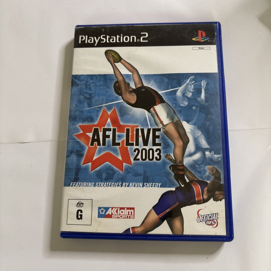 AFL Live 2003 - Sony PlayStation 2 PS2 Game PAL
