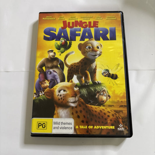 Jungle Safari (DVD, 2011) Christopher Lloyd, Jason Alexander, Region 4