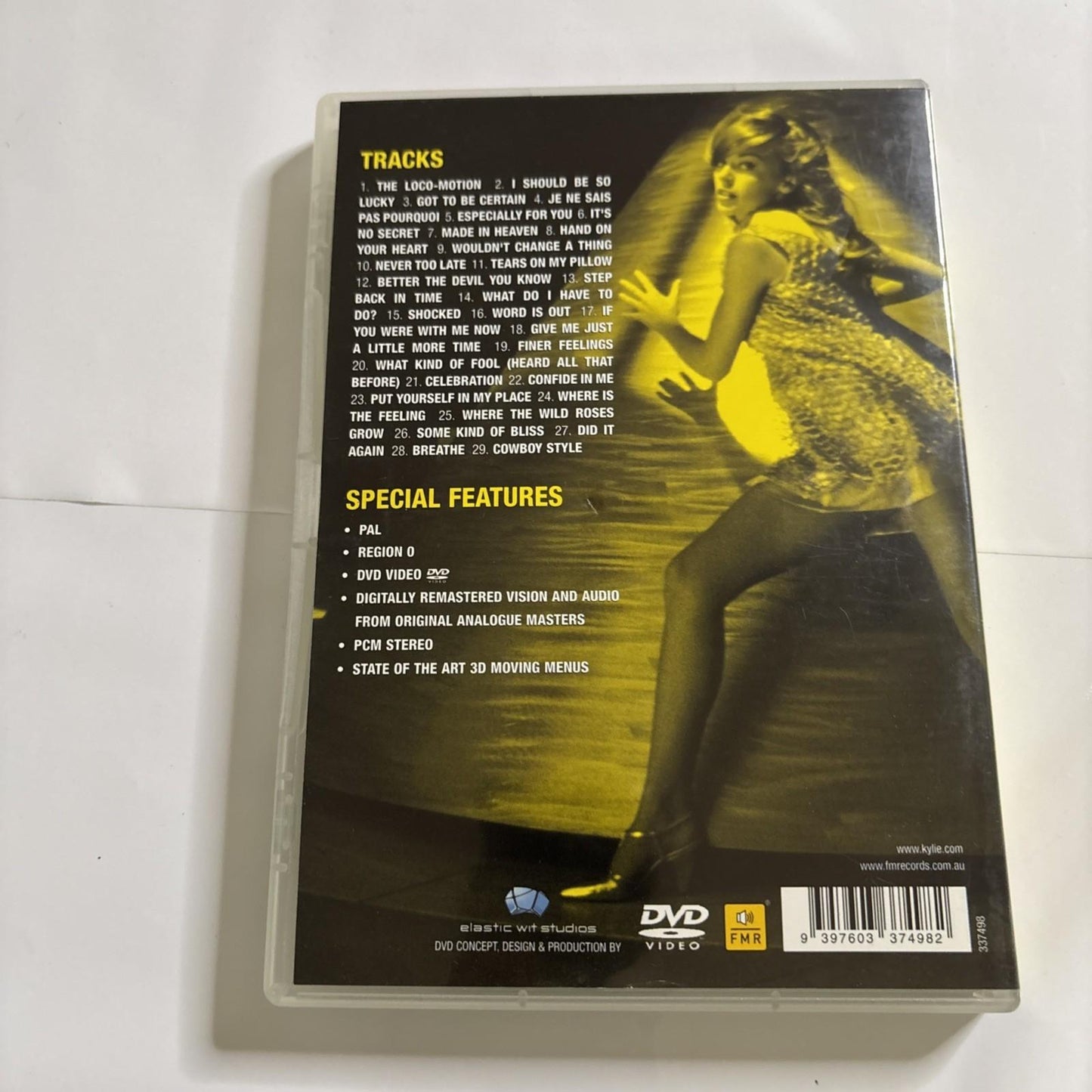 Kylie Minogue Greatest Hits 87-98 (DVD, 1999) All Regions