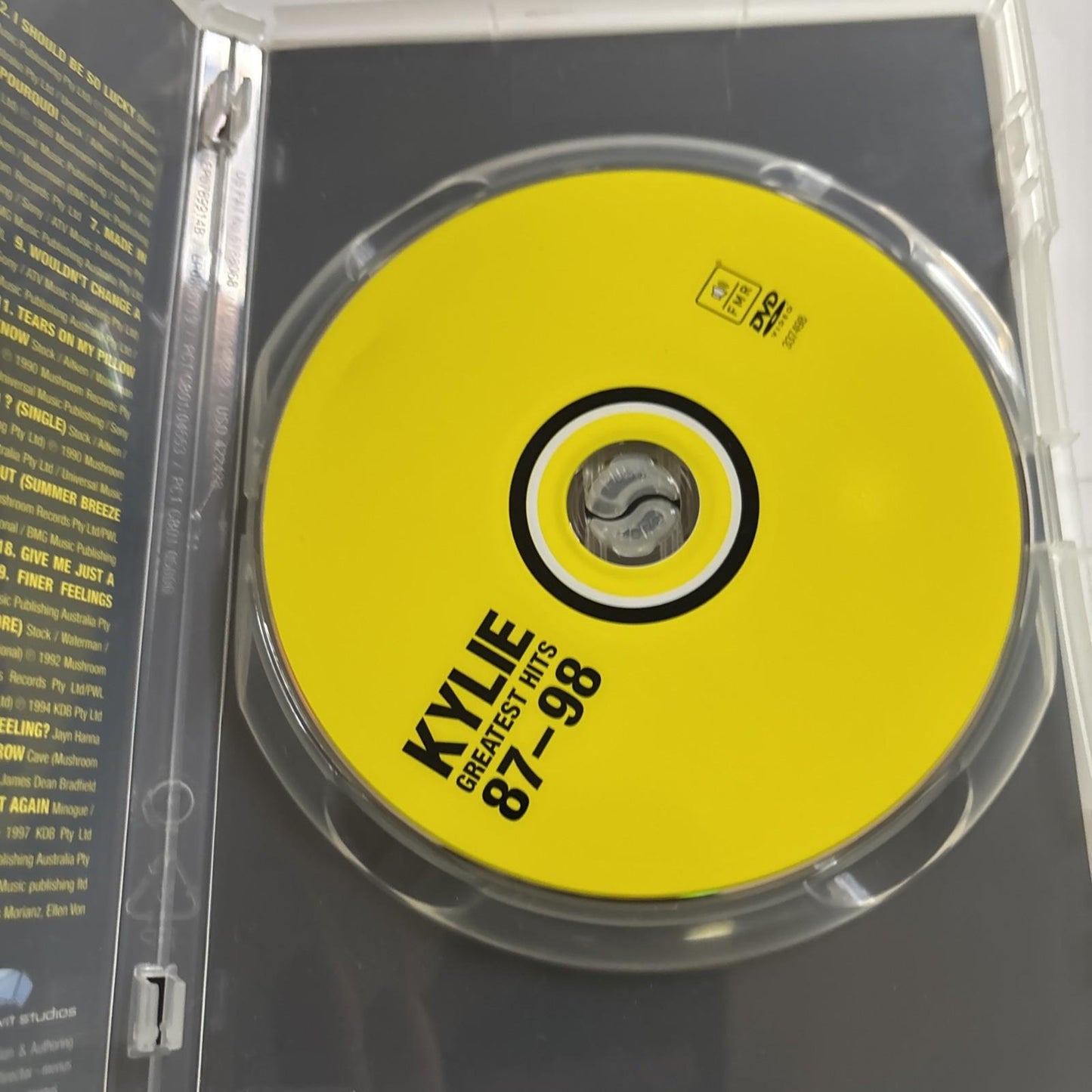 Kylie Minogue Greatest Hits 87-98 (DVD, 1999) All Regions