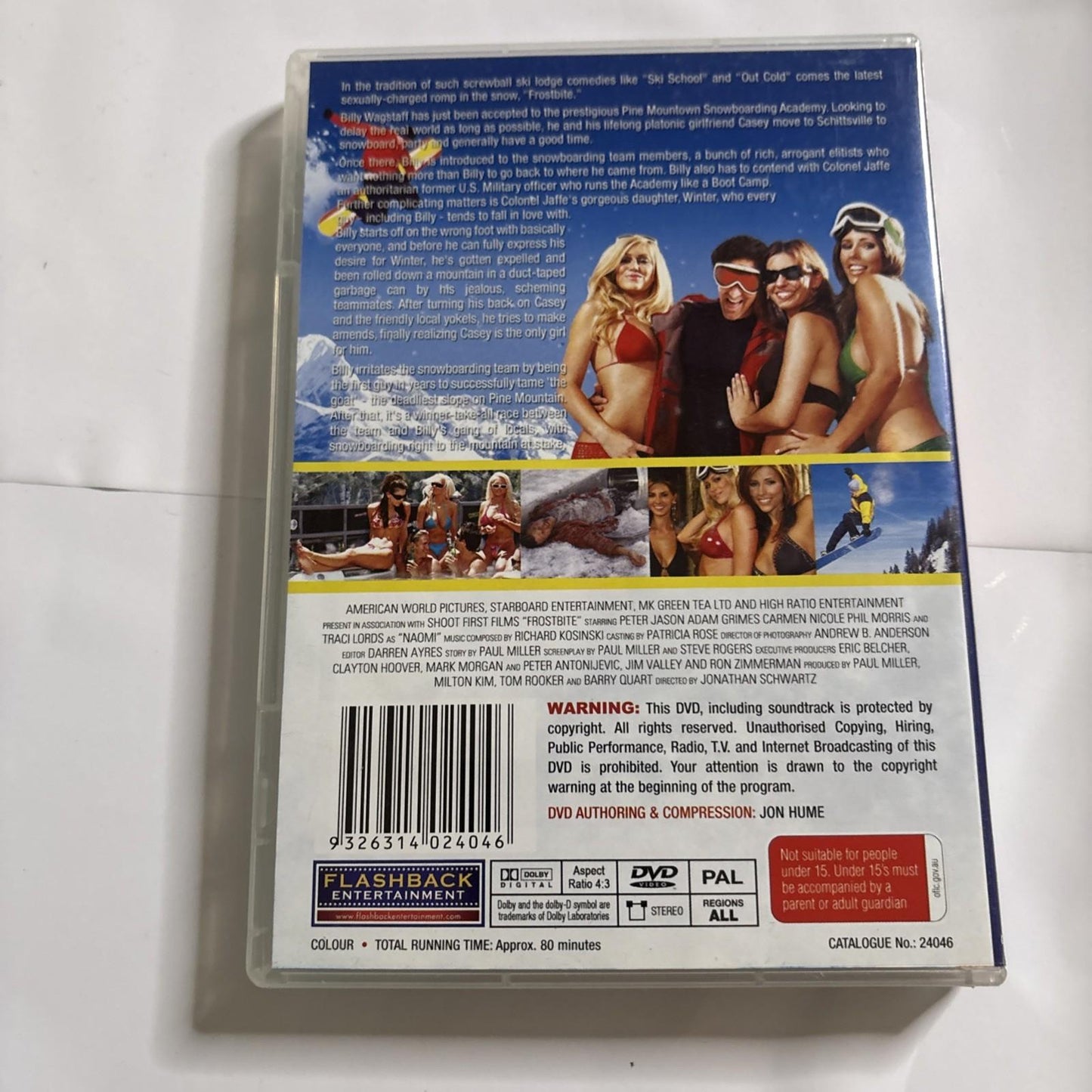 Frostbite (DVD, 2006) Traci Lords All Regions