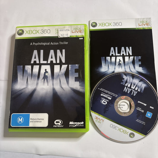 Alan Wake (Microsoft XBOX 360) PAL Game Complete