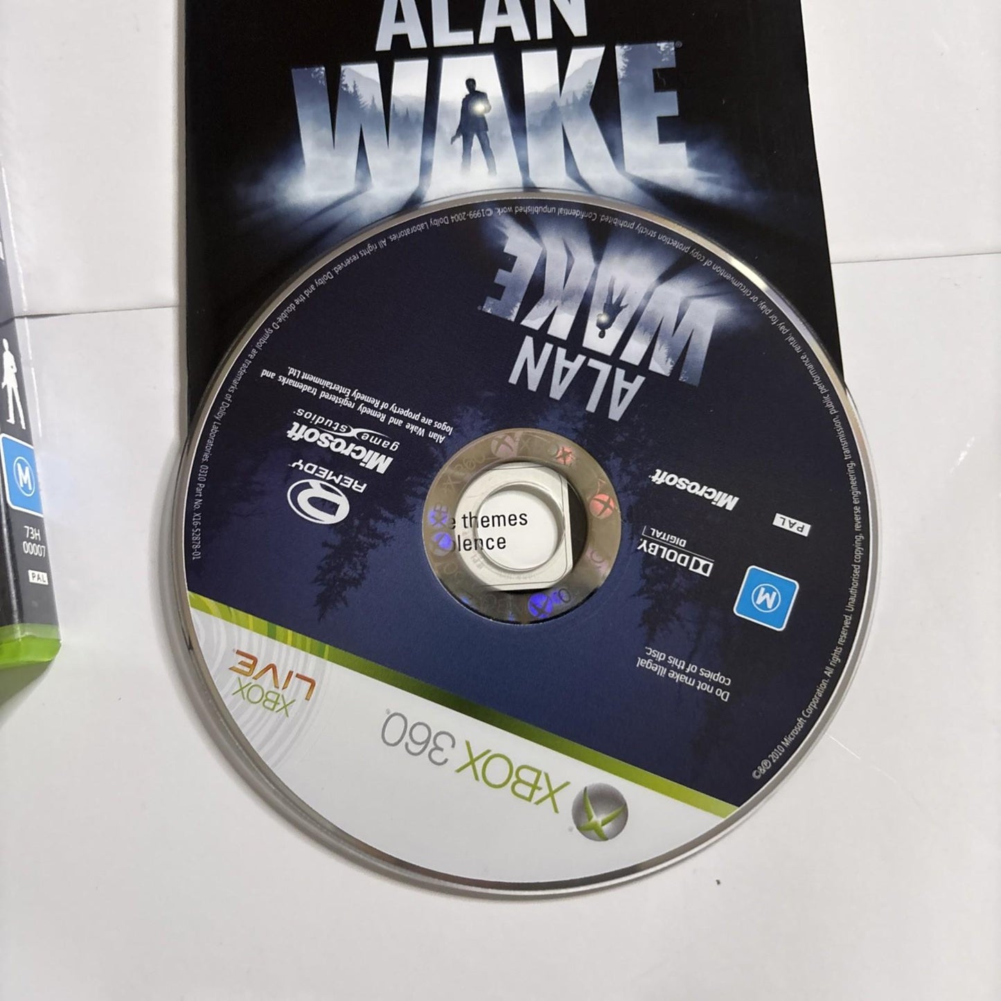 Alan Wake (Microsoft XBOX 360) PAL Game Complete