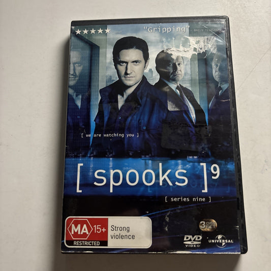 Spooks : Series 9 (DVD, 2010) Region 4,2