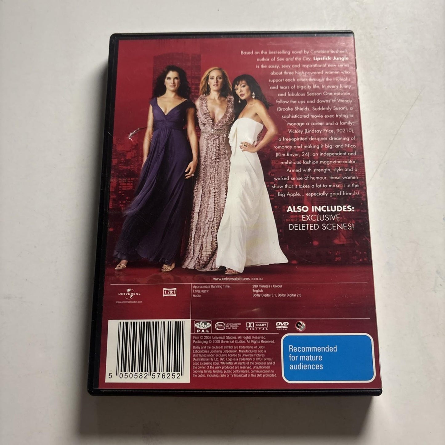 Lipstick Jungle : Season 1 (DVD, 2008) Region 4,2