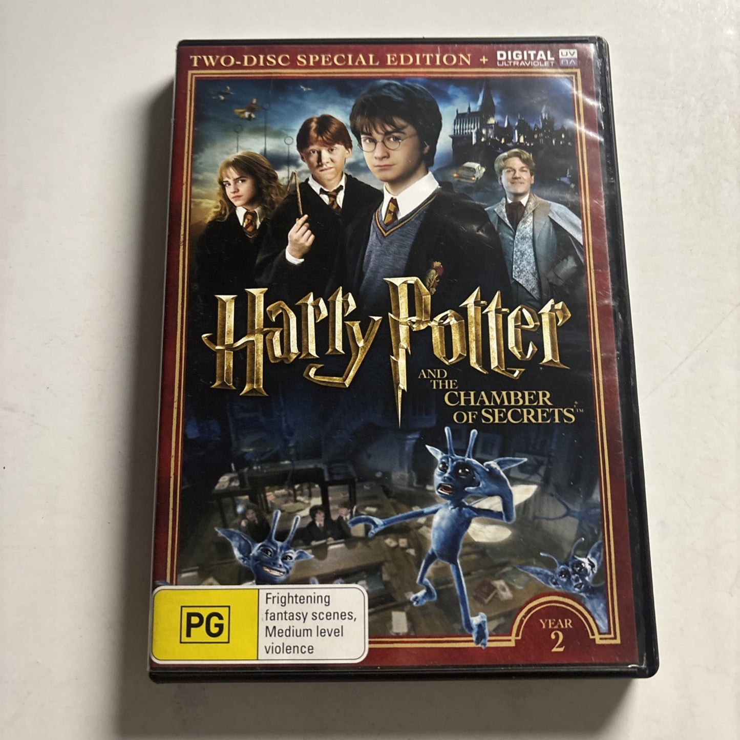 Harry Potter and the Chamber of Secrets Year 2 (DVD, 2005) Region 4