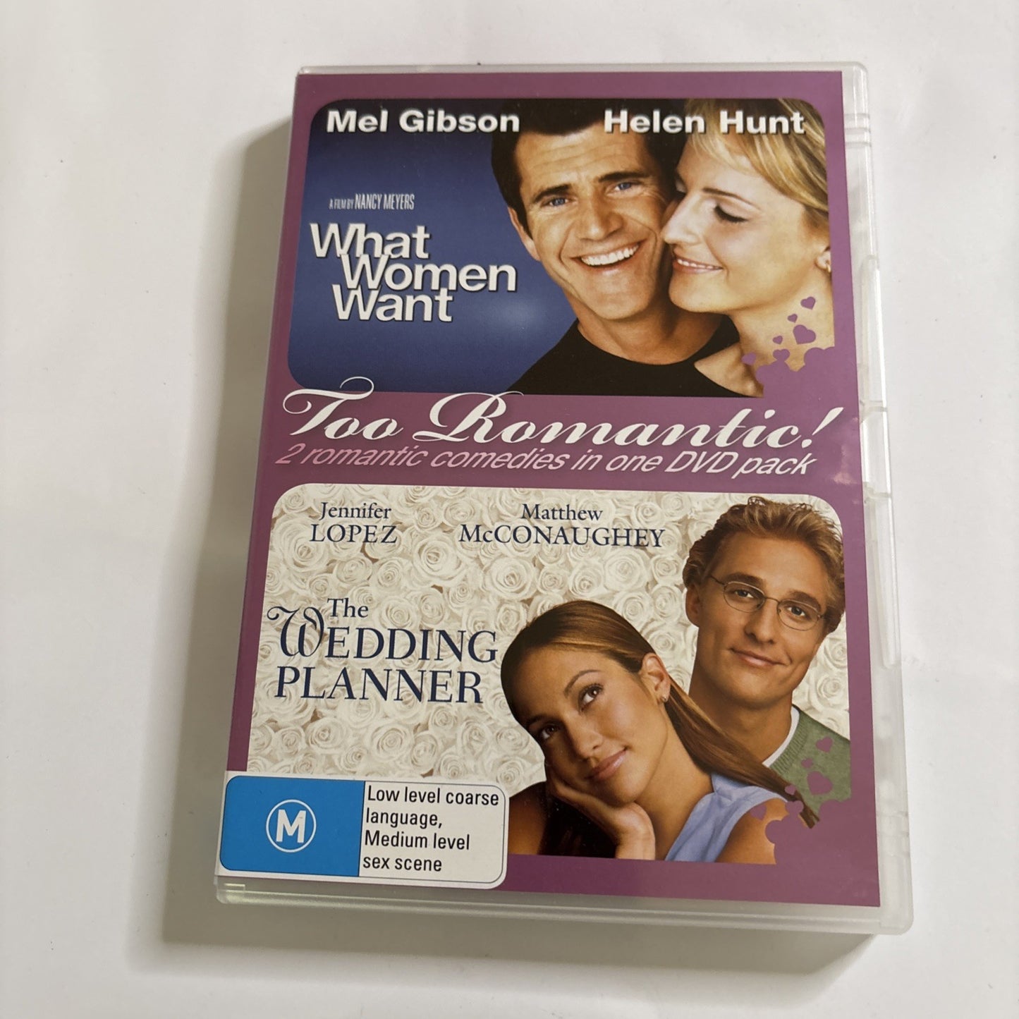 Wedding Planner / What Women Want (DVD) Mel Gibson, Jennifer Lopez Region 4