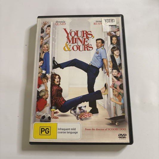 Yours, Mine and Ours (DVD, 2005) Dennis Quaid, Rene Russo Region 4