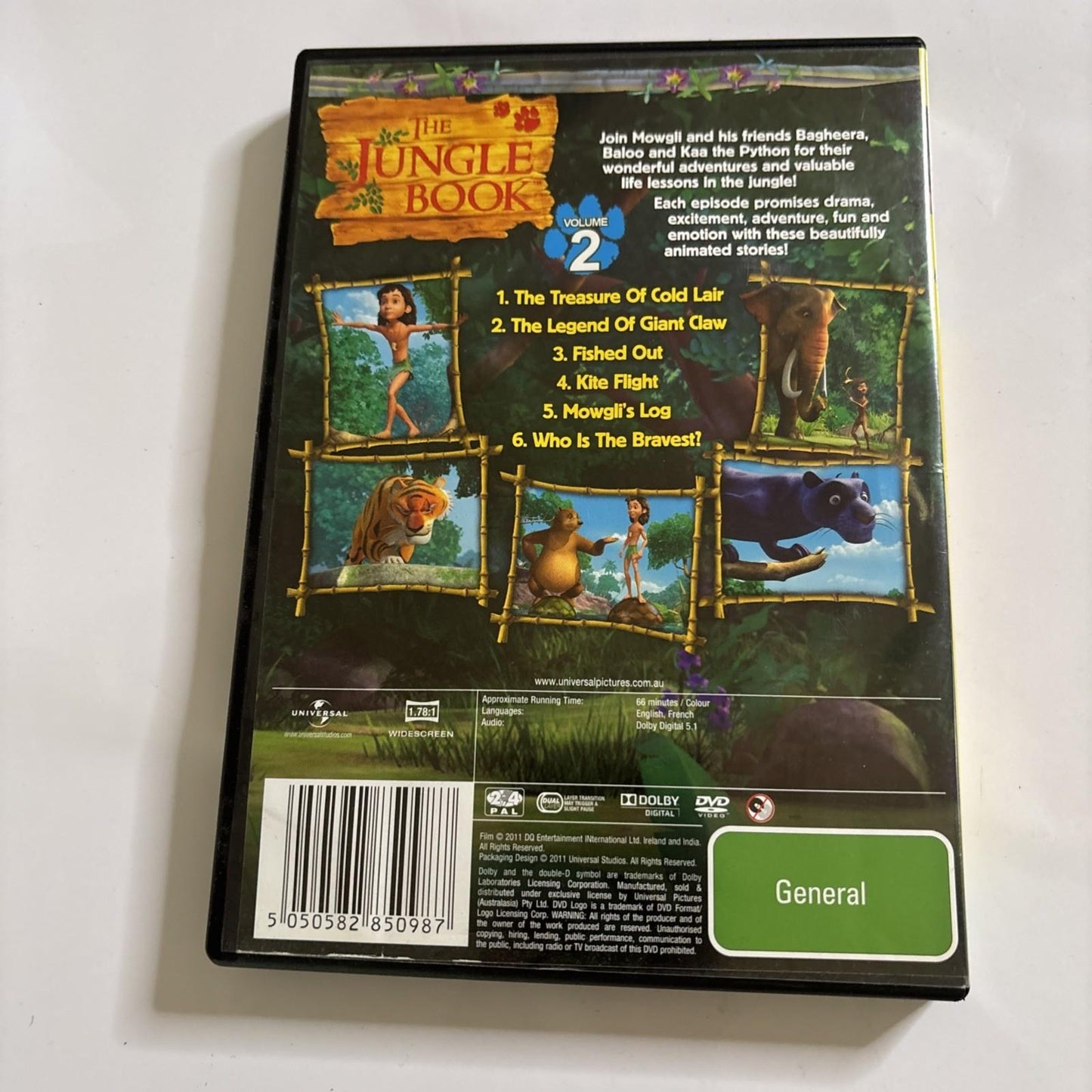 The Jungle Book : Volume 2 (DVD, 2010) Region 4 ,2