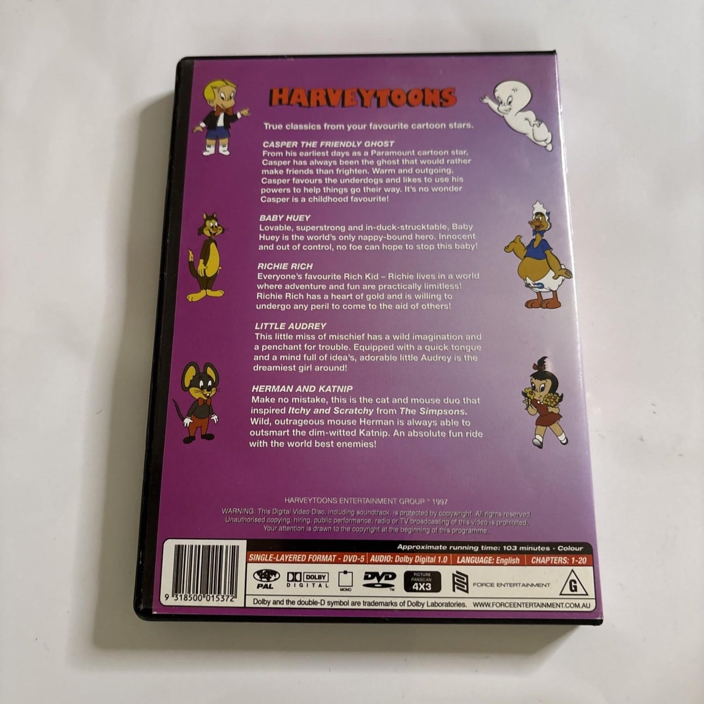 Harveytoons Cartoon All Stars : Vol 8 (DVD) Region 4