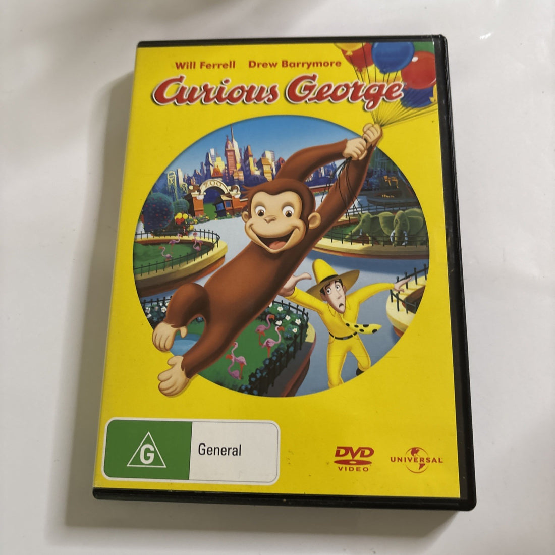 Curious George (DVD, 2006) Will Ferrell, Drew Barrymore Region 4,2 ...