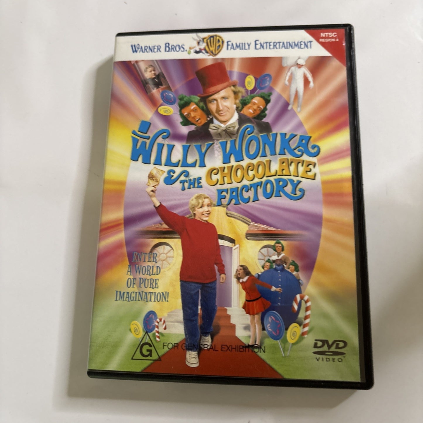 Willy Wonka and the Chocolate Factory (DVD, 1971) Gene Wilder Region 4