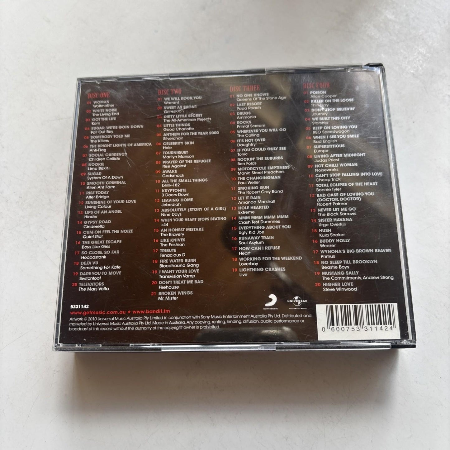 Rock Box 2 by Various Artists (CD, 2010, 4-Disc)