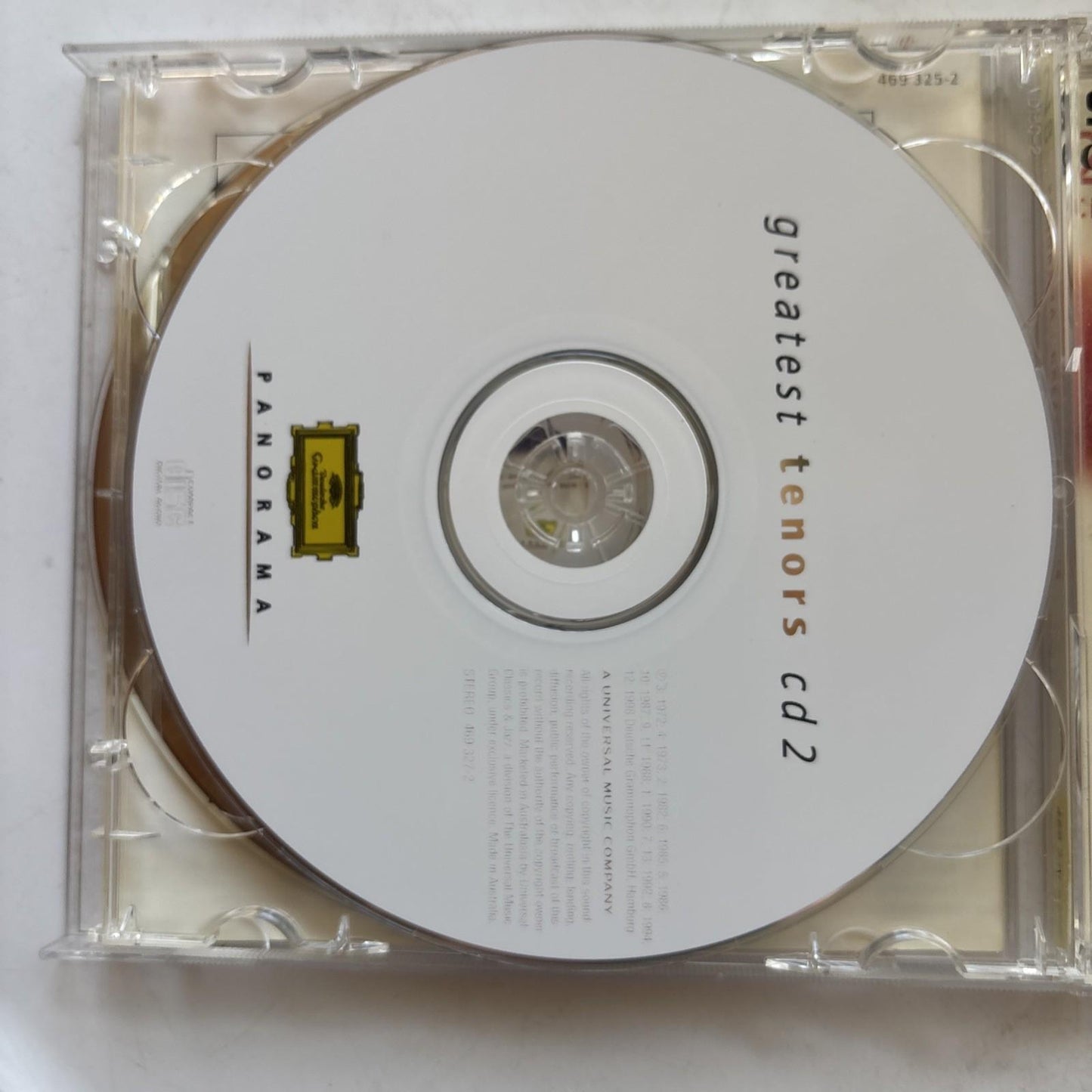 Deutsche Grammophon - Panorama Greatest Tenors CD