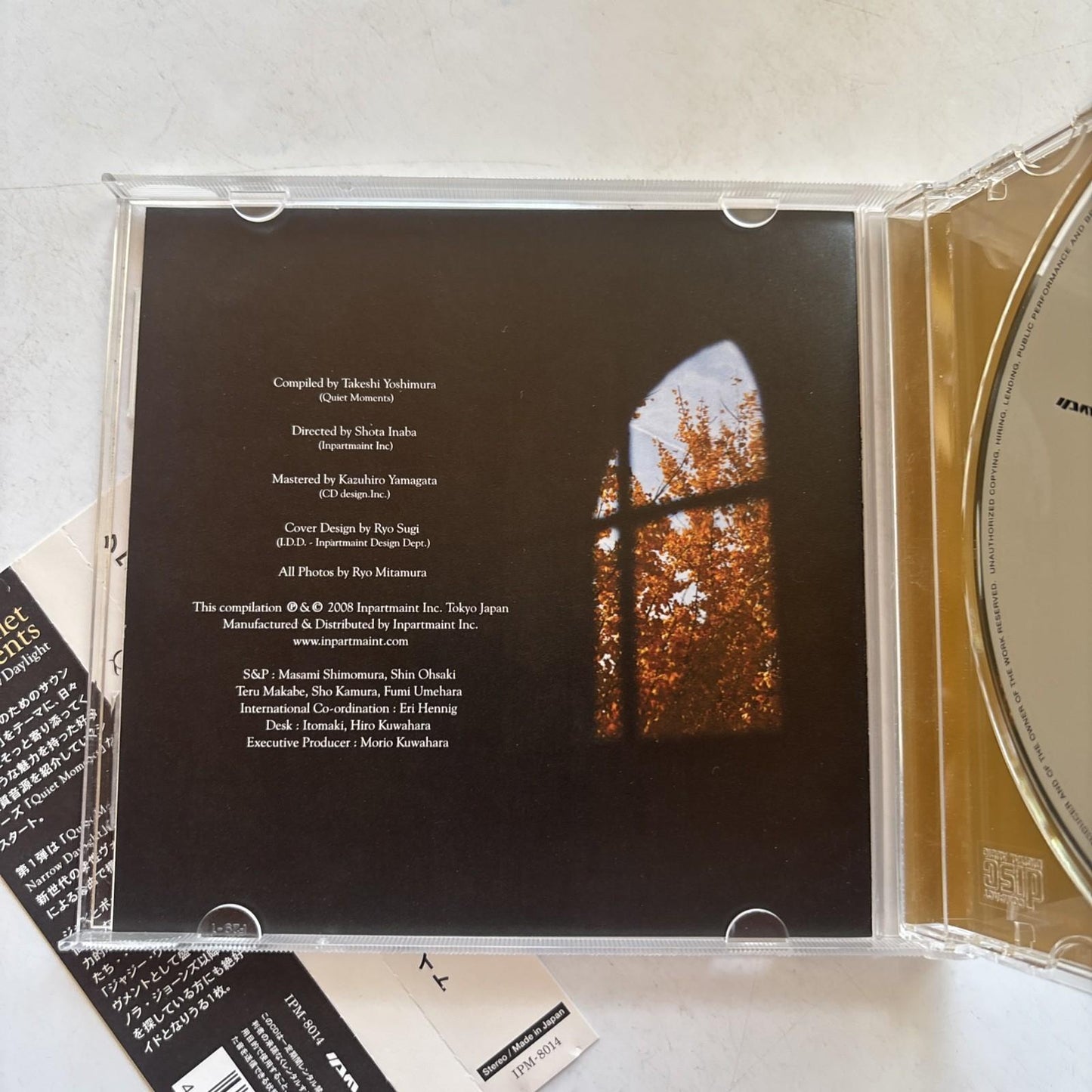 Quiet Moments - Narrow Daylight (CD, 2008) Japan Obi Ipm-8014