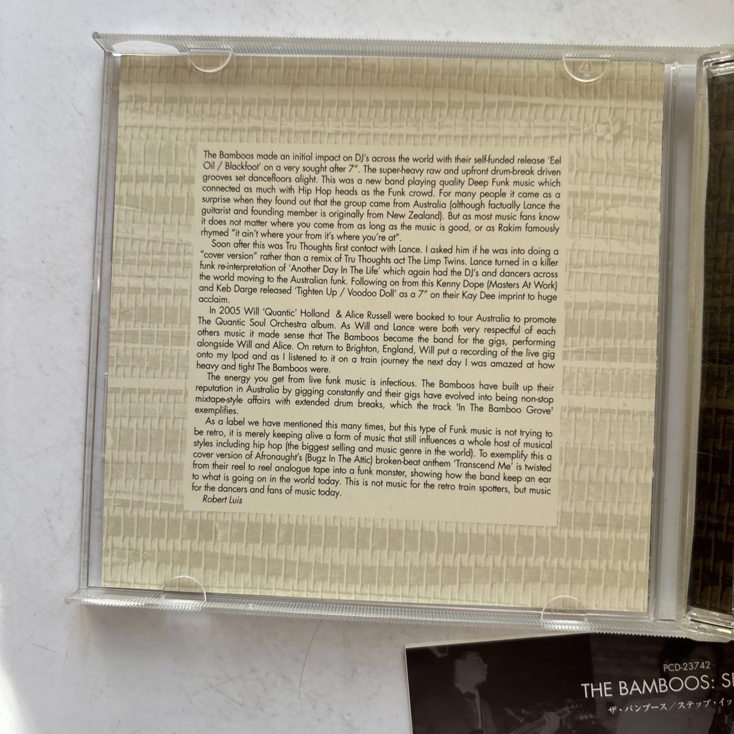 The Bamboos - Step It Up (CD, 2006) Japan Pcd-23742
