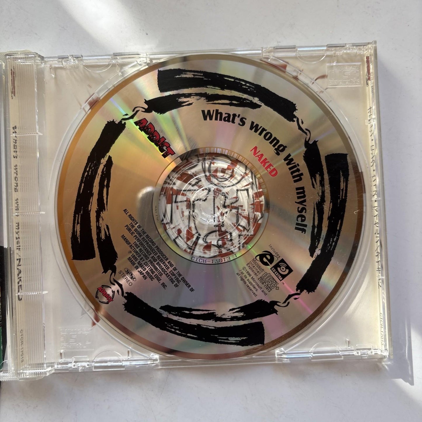 Naked - What's Wrong With Myself (CD, 1997) Ctcr-17013 Japan Obi