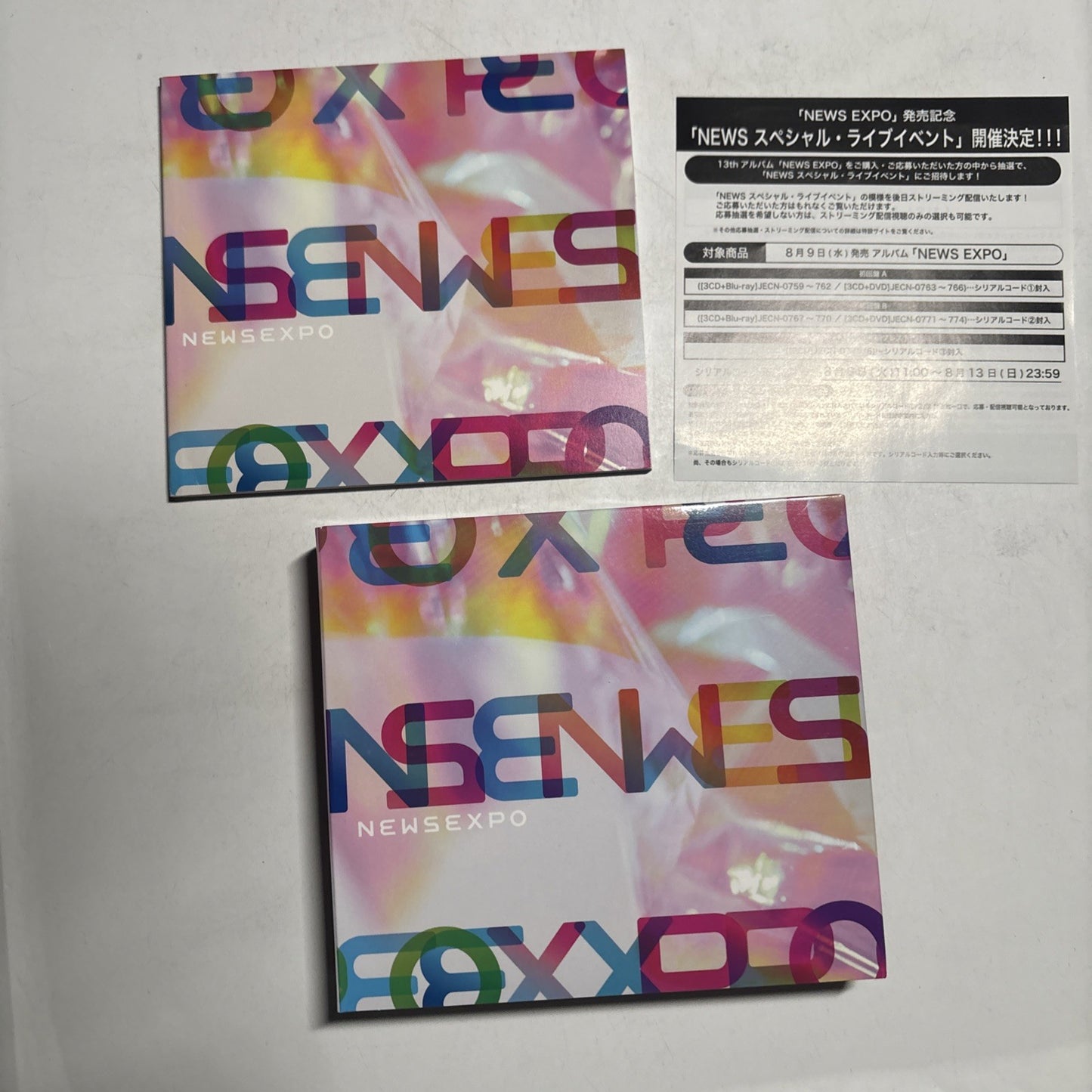 News Expo - NEWS 20th Anniversary Album CD Blu-ray Jecn-0759