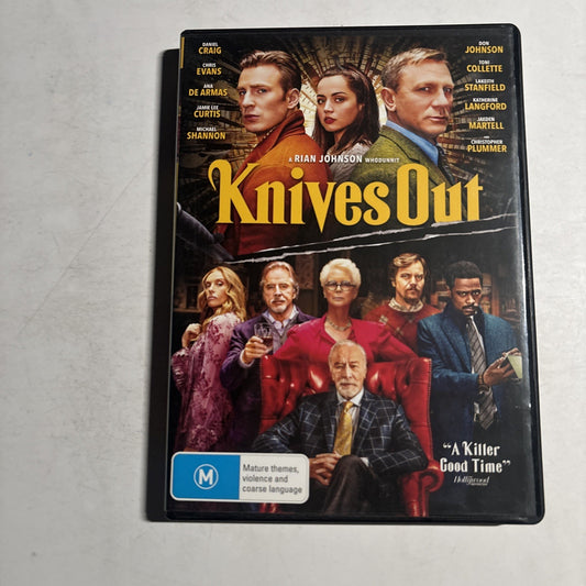 Knives Out (DVD, 2019) Daniel Craig Region 4 NEW