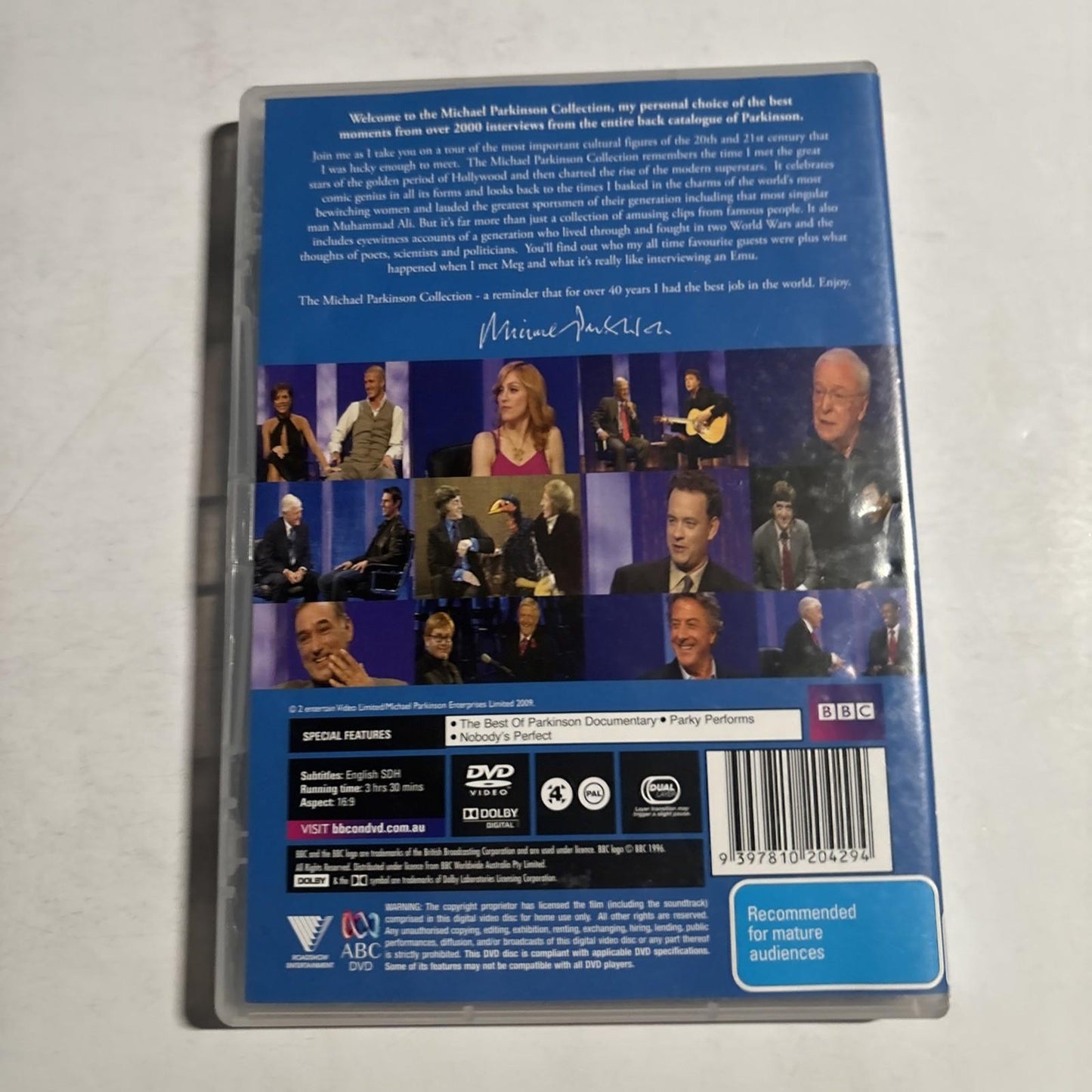 The Michael Parkinson Collection (DVD, 2010, 2-Disc) Region 4
