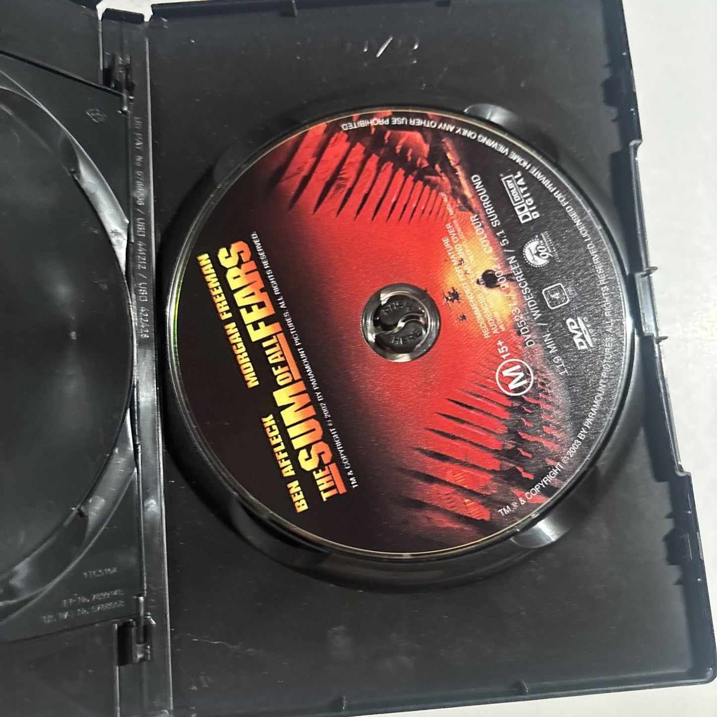 Clear and Present Danger / The Sum of All Fears (DVD, 1994) Region 4