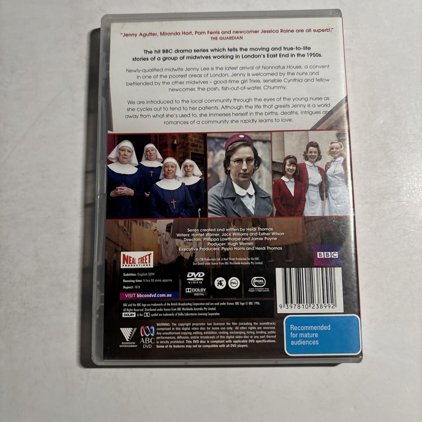 Call The Midwife (DVD, 2012, 2-Disc Set) Jessica Raine, Miranda Hart Region 4