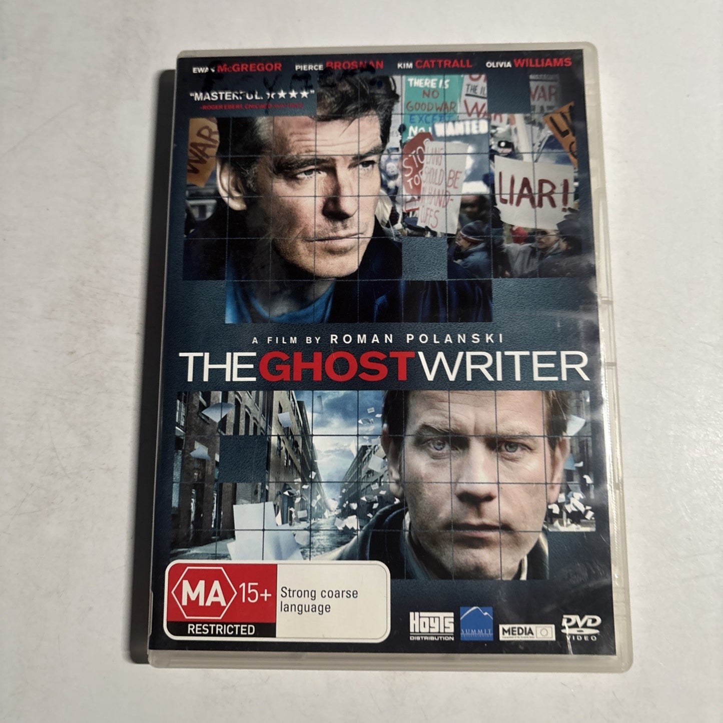 The Ghost Writer (DVD, 2010) Ewan McGregor, Pierce Brosnan Region 4