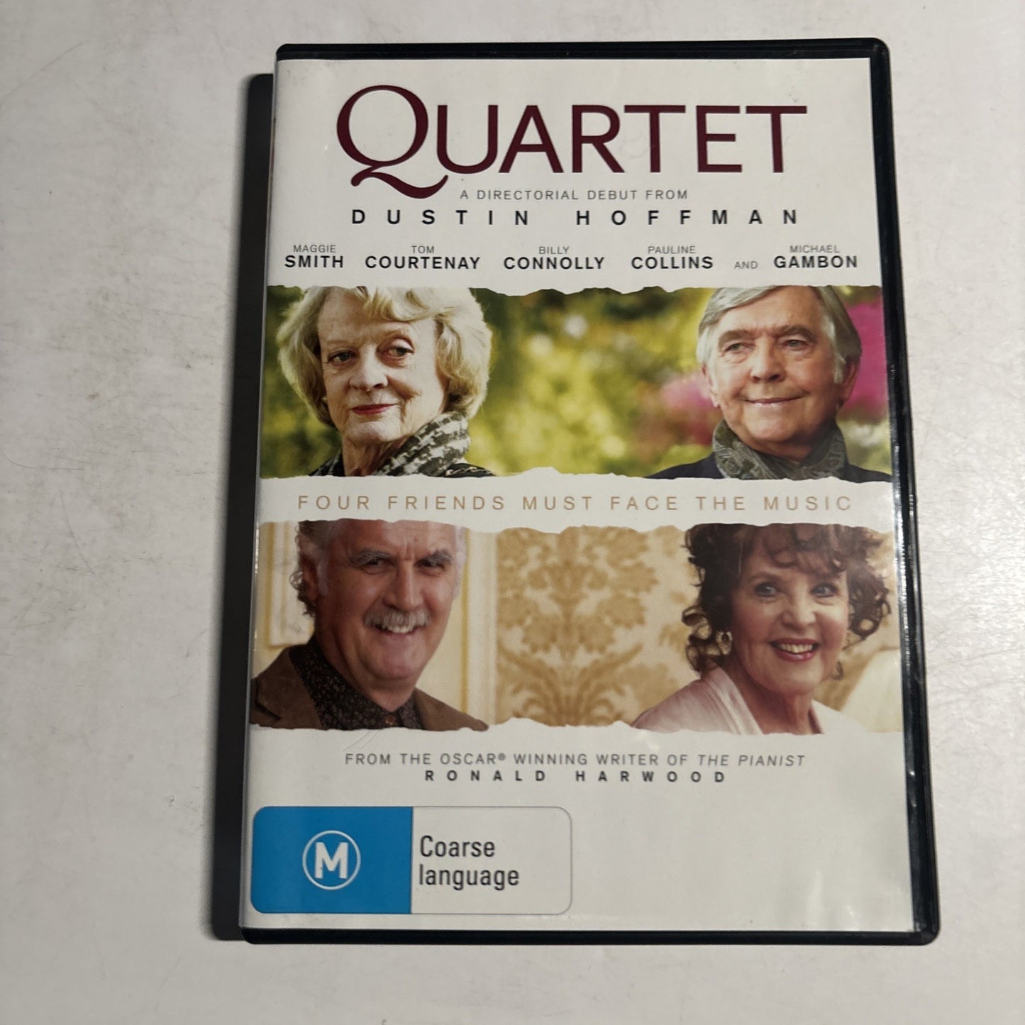 Quartet (DVD, 2012) Maggie Smith, Michael Gambon Region 4 NEW