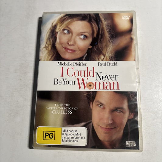 I Could Never Be Your Woman (DVD, 2007) Michelle Pfeiffer, Paul Rudd Region 4