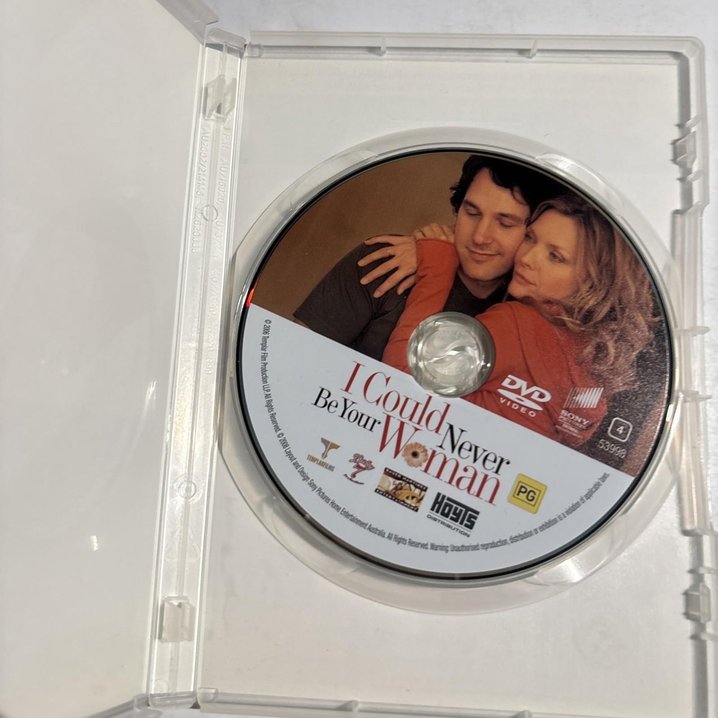 I Could Never Be Your Woman (DVD, 2007) Michelle Pfeiffer, Paul Rudd Region 4