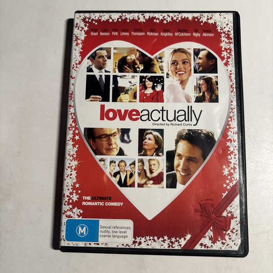 Love Actually (DVD, 2003) Colin Firth, Hugh Grant Region 4,2