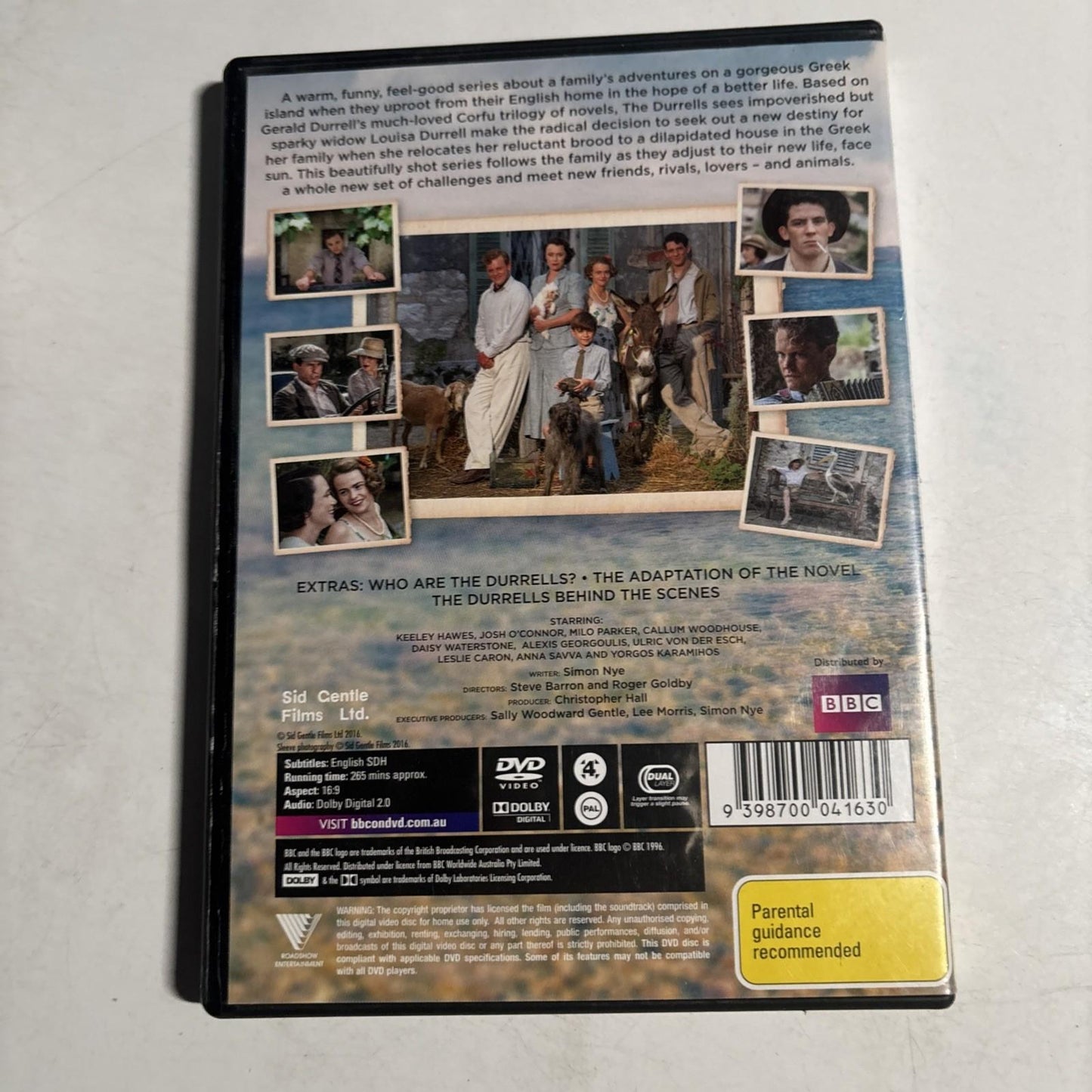 The Durrells : Series 1 (DVD, 2016) Region 4