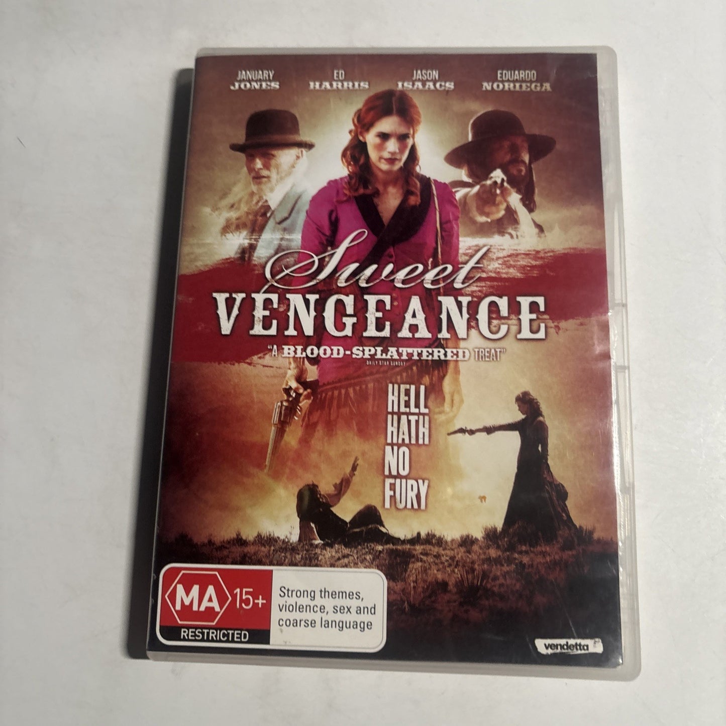 Sweet Vengeance (DVD, 2013) January Jones, Eduardo Noriega Region 4