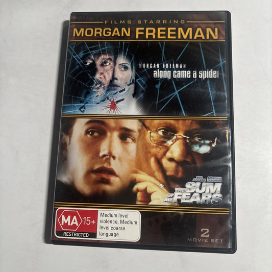 The Sum of All Fears / Along Came a Spider (DVD, 2002) Morgan Freeman Region 4