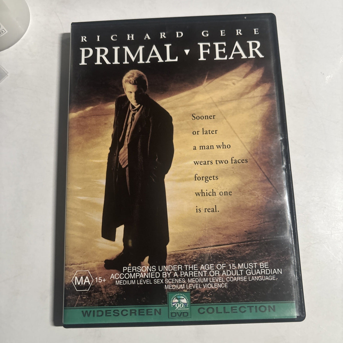Primal Fear (DVD, 1996) Richard Gere Region 4 – Retro Unit