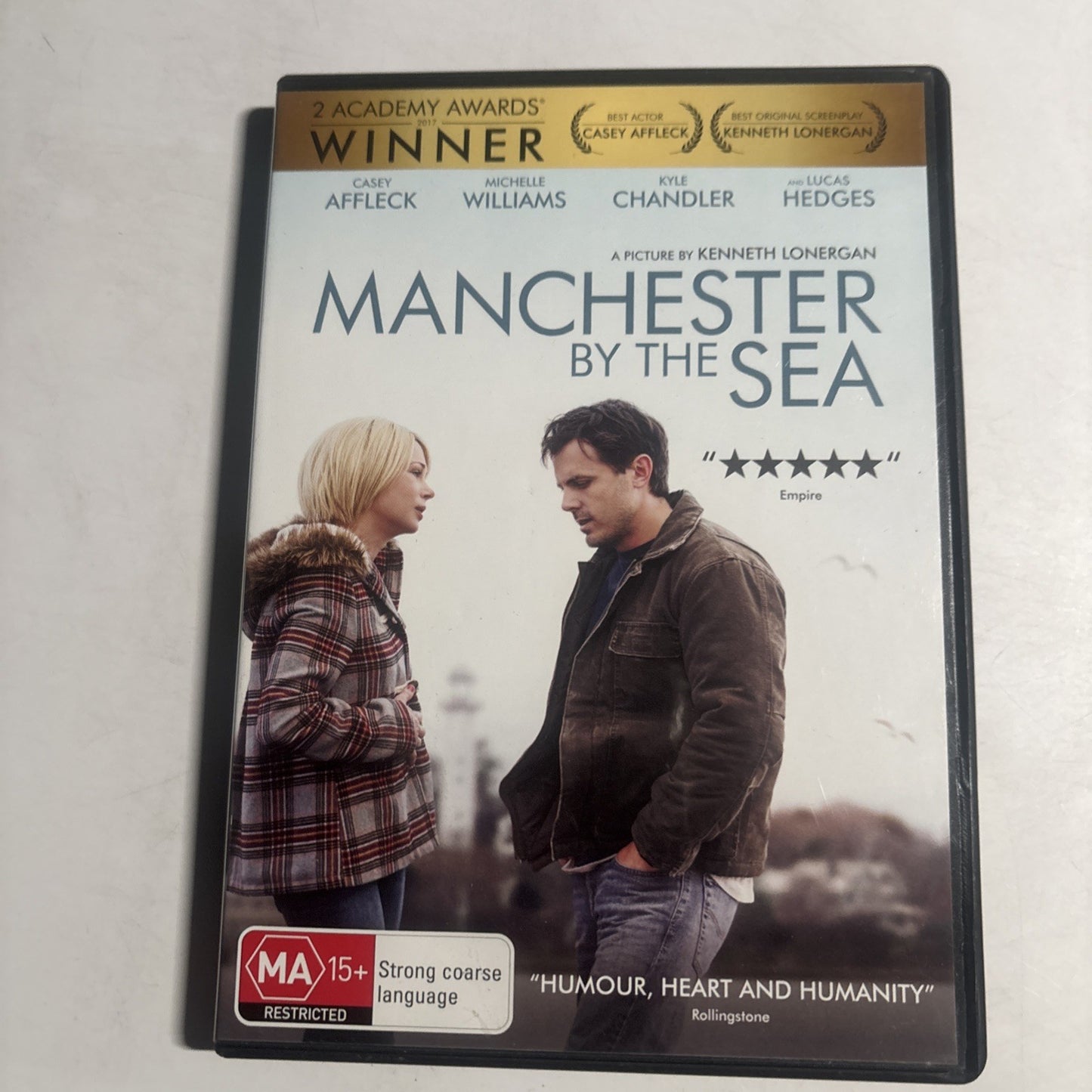 Manchester by the Sea (DVD, 2016) Michelle Williams, Casey Affleck Region 4,2